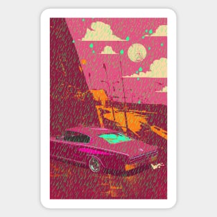 RAINY STREETS Sticker